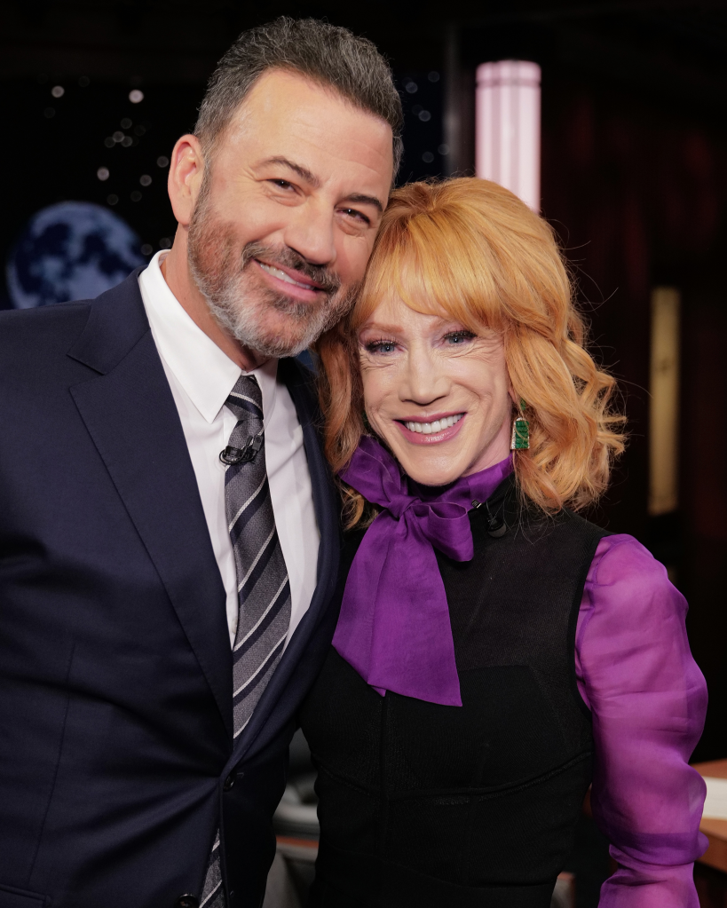 Jimmy Kimmel and Kathy Griffin