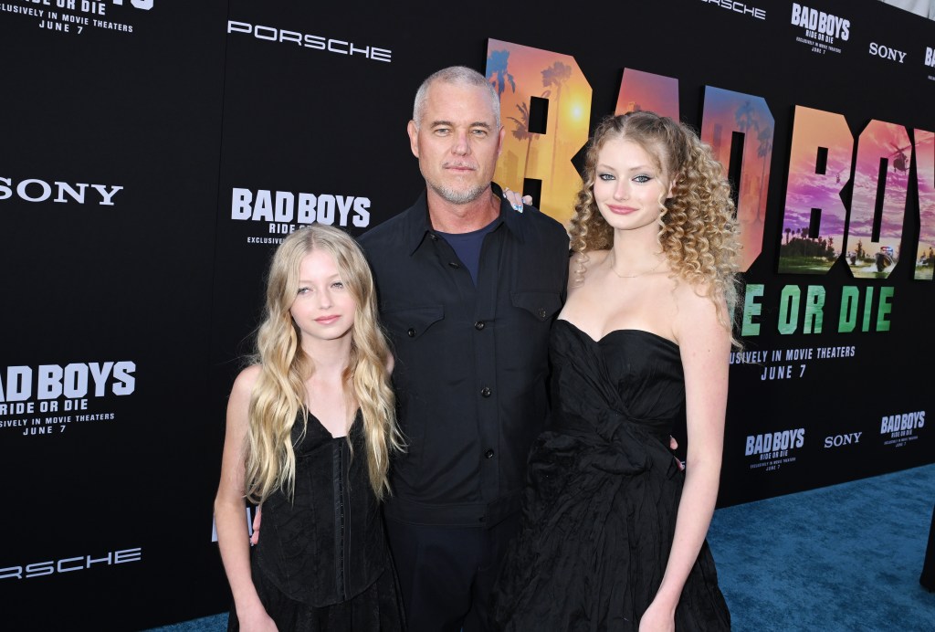 Eric Dane with his daughters