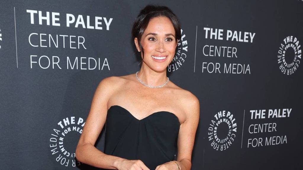 Meghan Markle's Strapless Dress on Date Night with Prince Harry Is a Showstopper