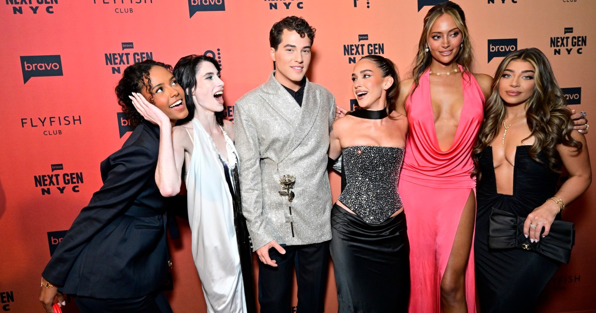 The cast of Next Gen NYC at the Season 1 premiere party