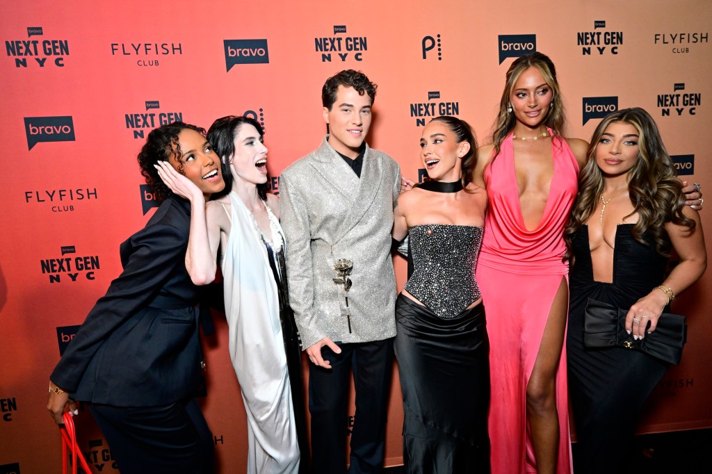 The cast of Next Gen NYC at the Season 1 premiere party