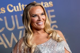 Heather Gay in a silver dress at Las Culturistas Culture Awards