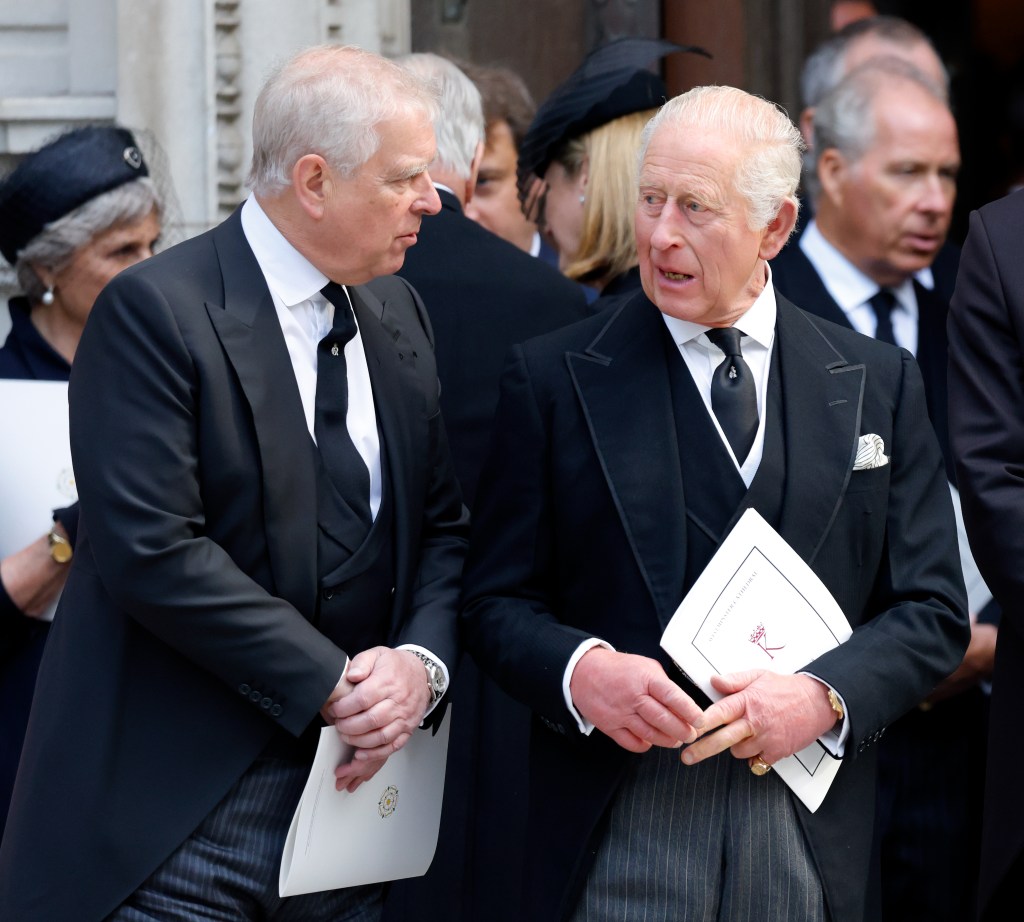 Prince Andrew and King Charles