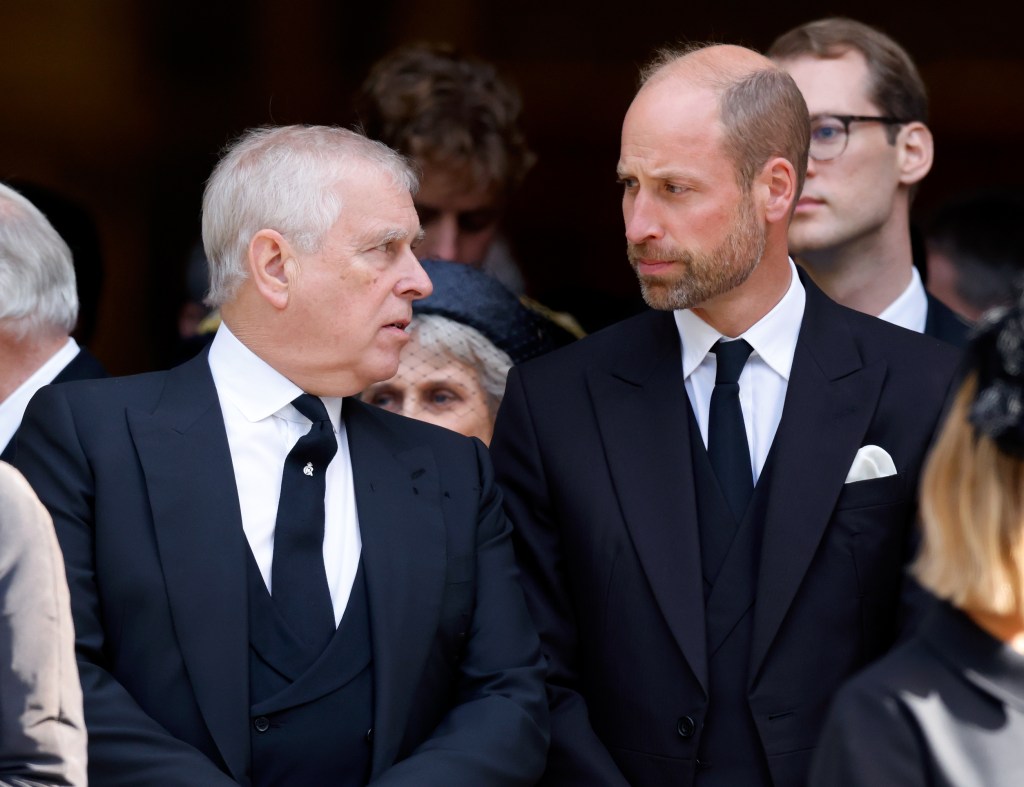 Prince Andrew and Prince William