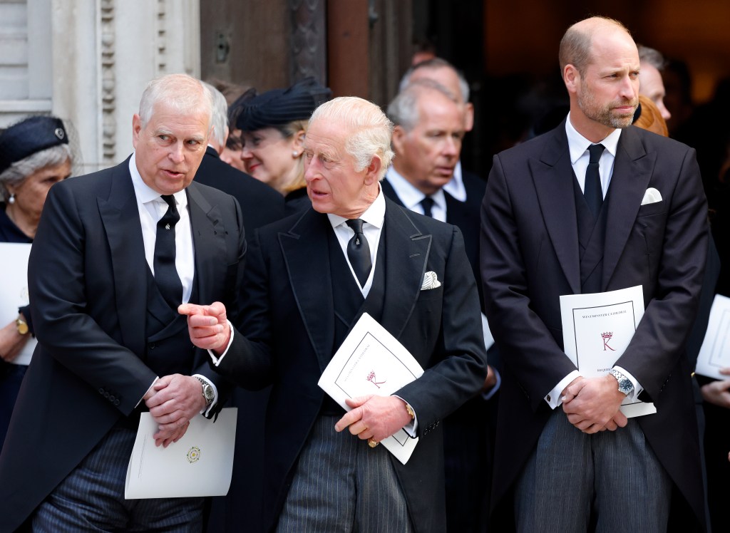 Prince Andrew and King Charles