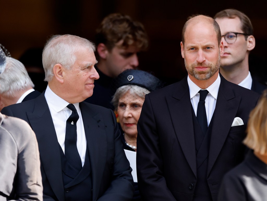 Prince Andrew and Prince William 