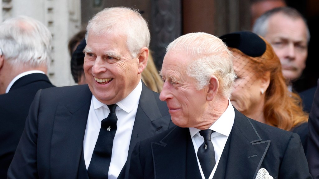Prince Andrew and King Charles