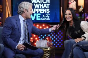 Andy Cohen and Lisa Barlow on WWHL
