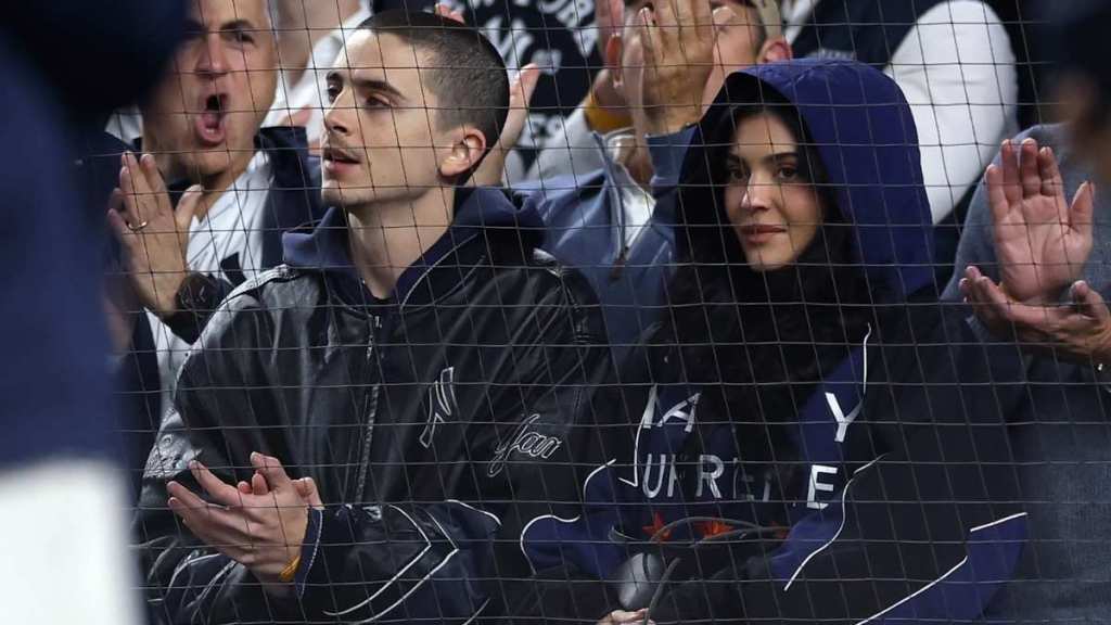 Photos: Kylie Jenner & Timothee Chalamet Are 'Two Little Love Birds' at Yankees Game