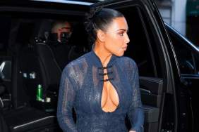 Kim Kardashian Owns Sheer Dressing With Dramatic Cutout
