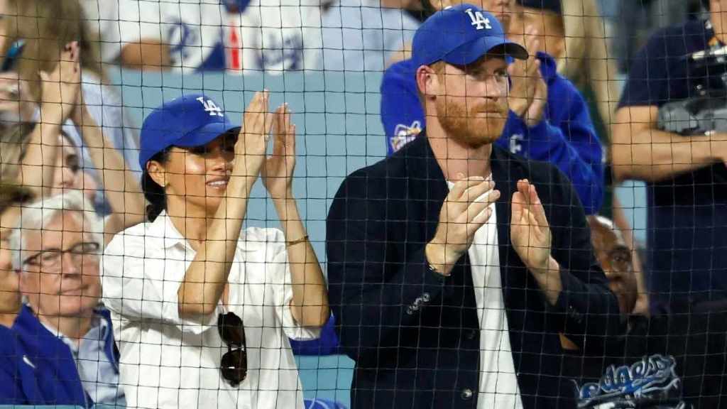 Meghan Markle Enjoys Dodgers Date With Prince Harry in Givenchy