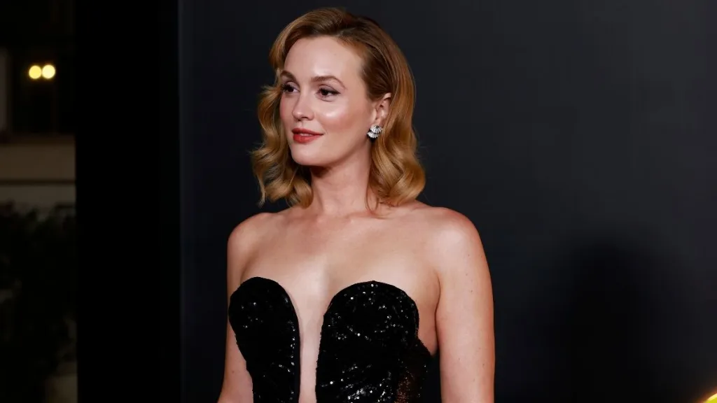 Leighton Meester Debuts Shocking Hair Color at 'I Love LA' Premiere