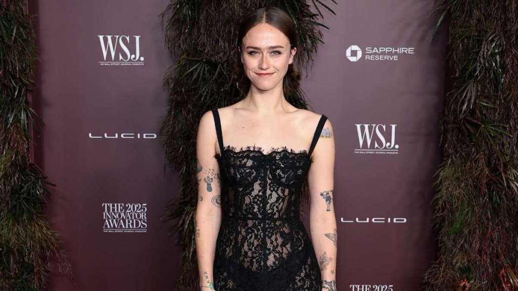 Kamala Harris' Stepdaughter Ella Emhoff's Lace Dress Is Sheer Wonder