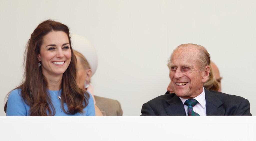 Kate Middleton and Prince Philip