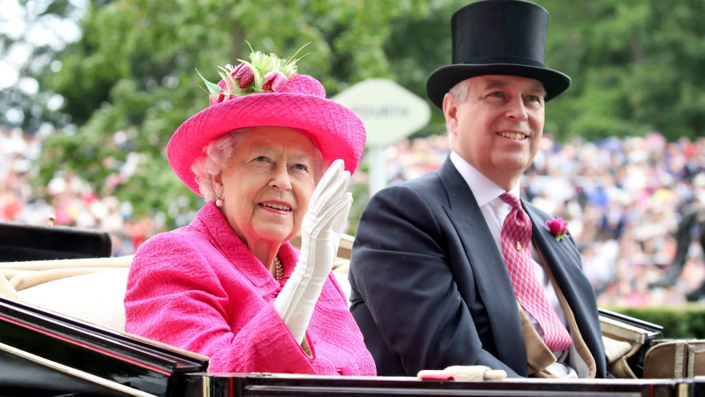 Queen Elizabeth and Andrew