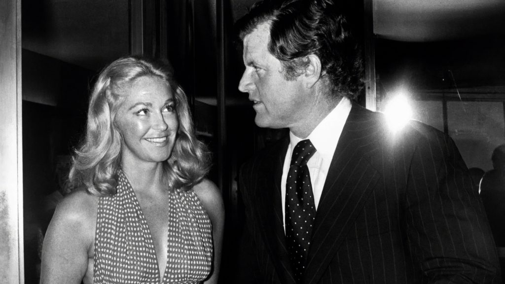 Joan Kennedy with her ex