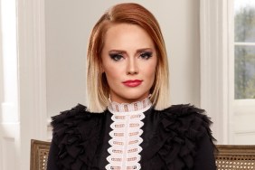 Kathryn Dennis in a black and white dress for Southern Charm Season 5