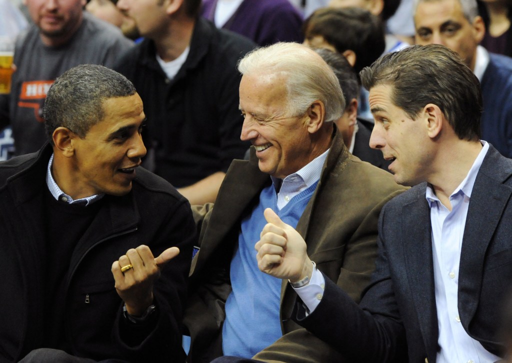Barack Obama and Hunter Biden