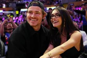 Madison Beer and Justin Herbert