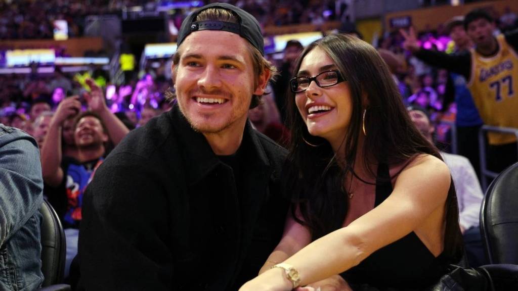 Madison Beer and Justin Herbert