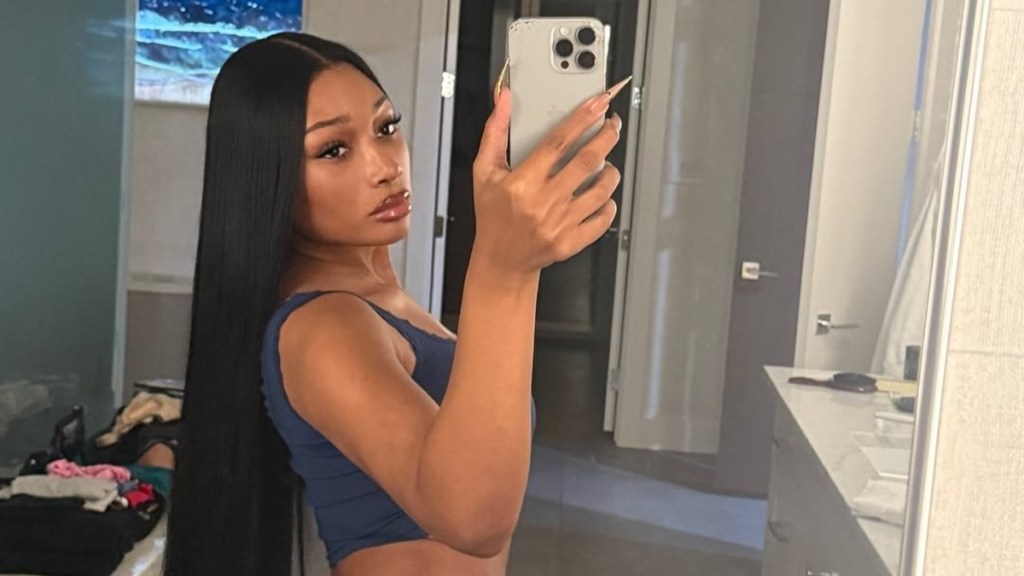 Megan Thee Stallion's Mini-Shorts Selfie Deserves Second Look