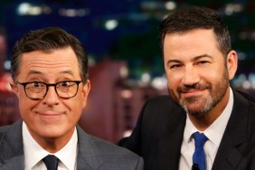 Internet Reacts to Jimmy Kimmel Posing With Seth Meyers & Stephen Colbert