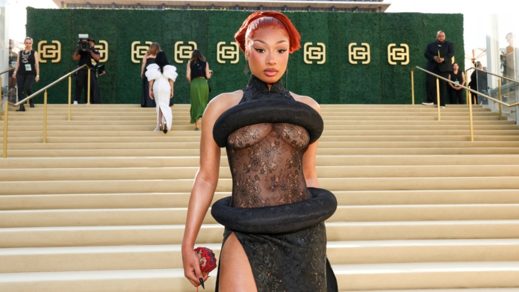 Fans React to Megan Thee Stallion's Close-up Shot in Backless Body Suit