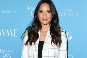 Olivia Munn Wows in Sleek White Suit Complimented by Bralette