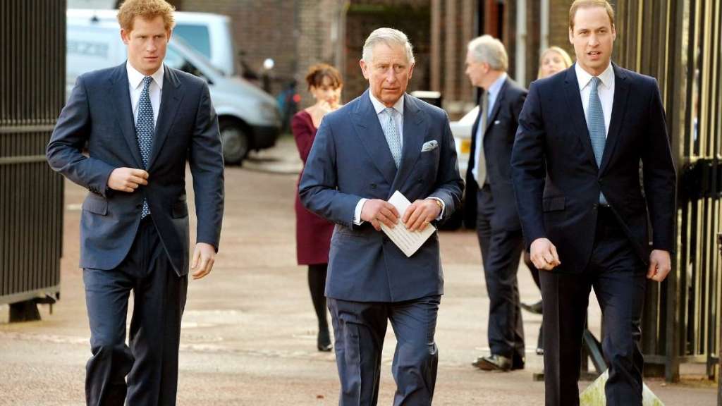 Prince William, King Charles, Prince Harry