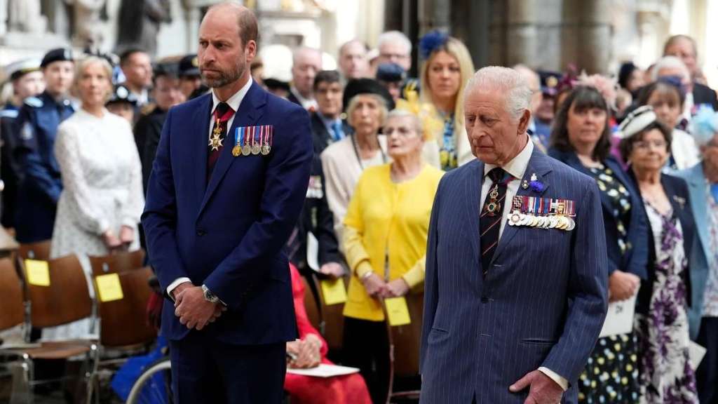 Prince William and King Charles
