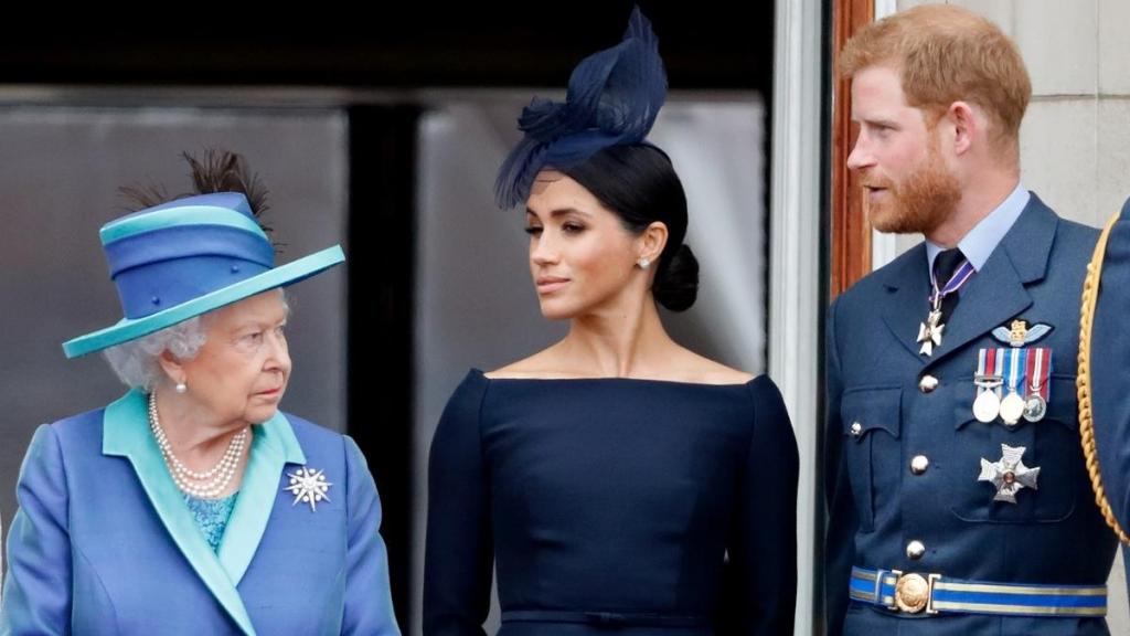 Queen, Prince Harry and Meghan Markle