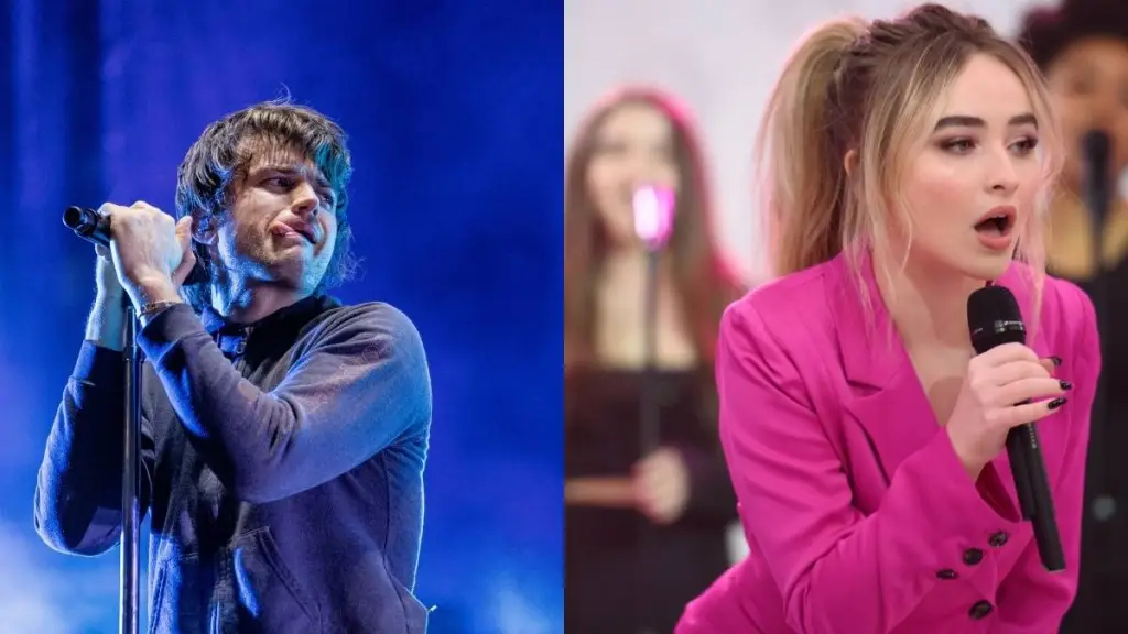 Sabrina Carpenter and Joe Keery