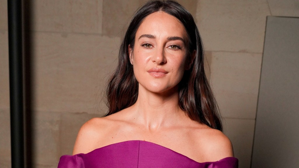 Shailene Woodley Turns Heads in Pink Mini-Dress