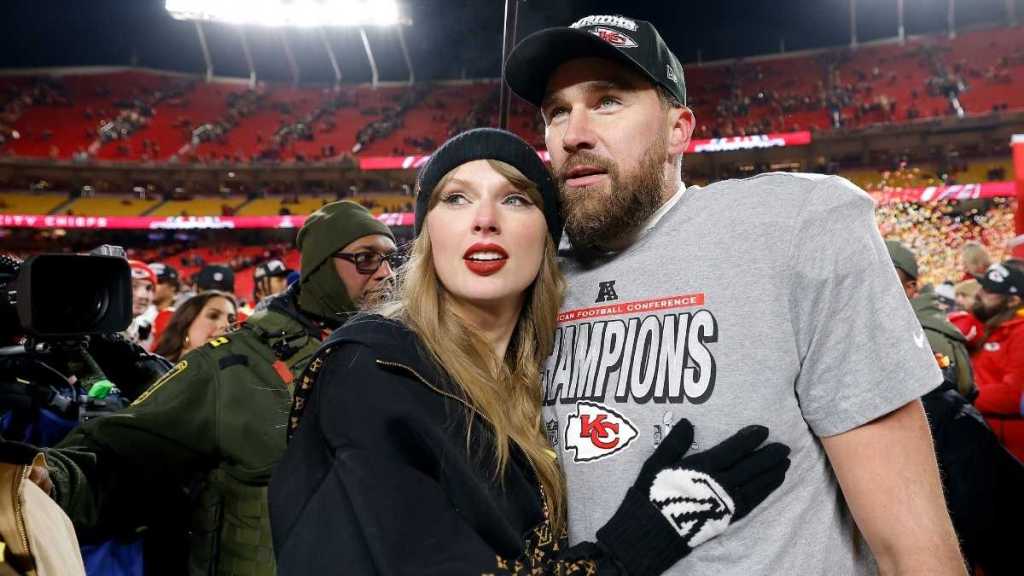 Taylor Swift and Travis Kelce