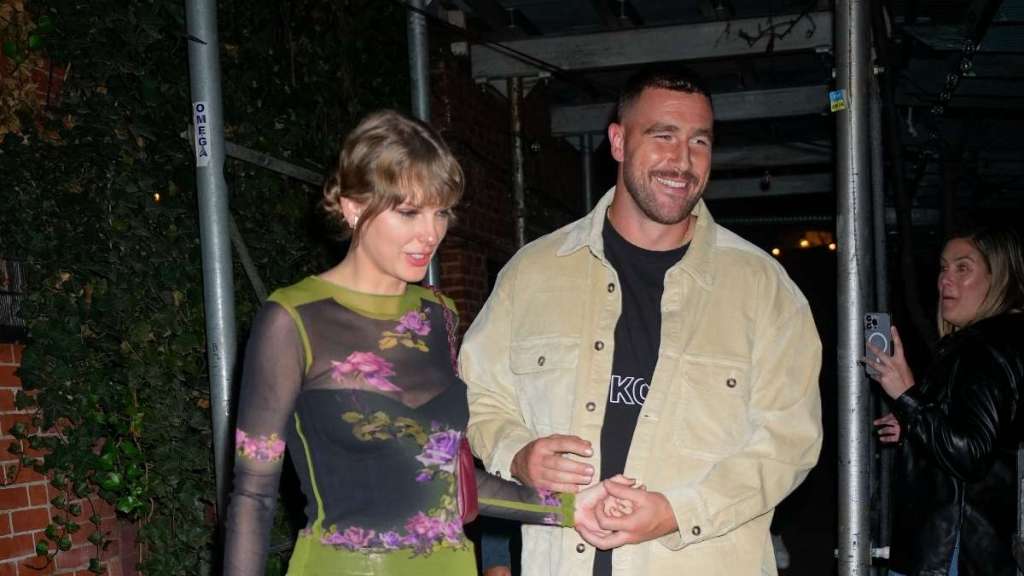 Taylor Swift and Travis Kelce