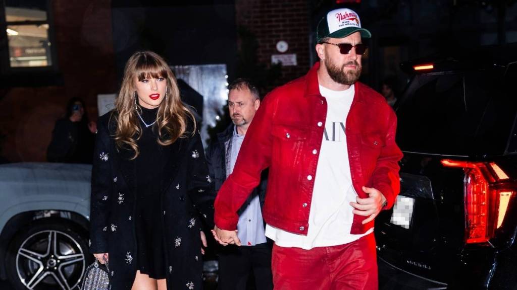 Taylor Swift and Travis Kelce