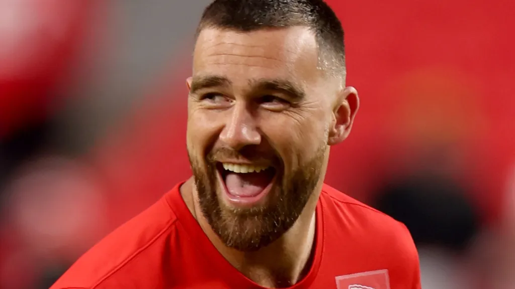 Travis Kelce Says He’s ‘Just as Furry’ as Shirtless Chiefs Fan