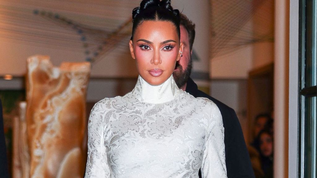 Kim Kardashian in White Lace Dress Is ‘Simple Yet Stunning'