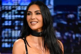 Kim Kardashian Turns Heads in Sheer Crop Top & Skirt Look