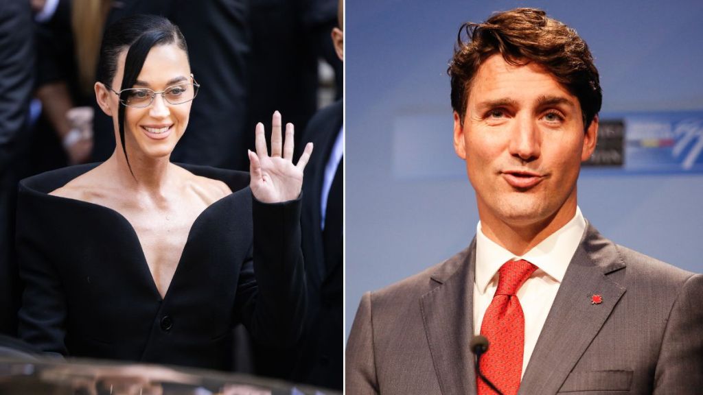Katy Perry & Justin Trudeau’s Hand Gestures in Paris Say It All