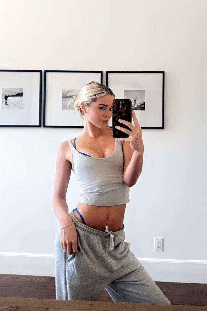 Livvy Dunne bikini selfie