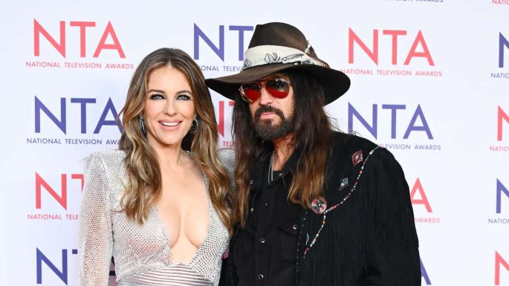 Elizabeth Hurley's Relationship With Miley Cyrus' Dad Is 'Unraveling,' Say Sources