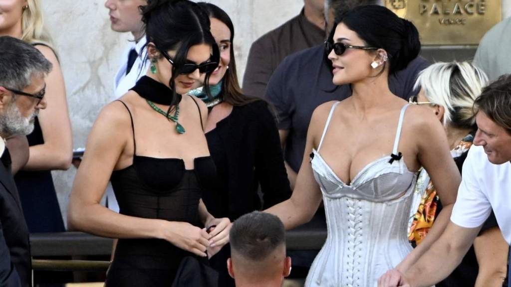 Kylie Jenner Steals the Spotlight as She Fixes Kendall Jenner’s Sheer Gown
