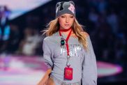 Lila Moss' Cheeky Runway Move Gives Better Look at Bodysuit During VSFS