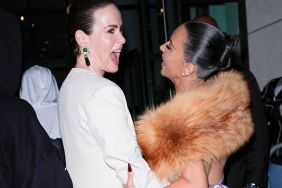 Sarah Paulson Can't Keep Hands off Kim Kardashian in Viral Photos