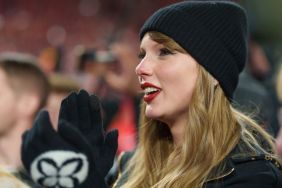 Taylor Swift Spotted Wearing Oversized Mini Dress For Travis Kelce's Game