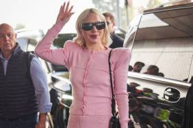 Lady Gaga’s Platform Heels Tower Over Her All-Pink Airport Look in Photos