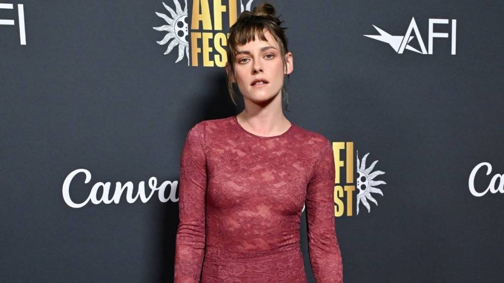 Kristen Stewart Takes on the Burgundy Trend at AFI Fest 2025