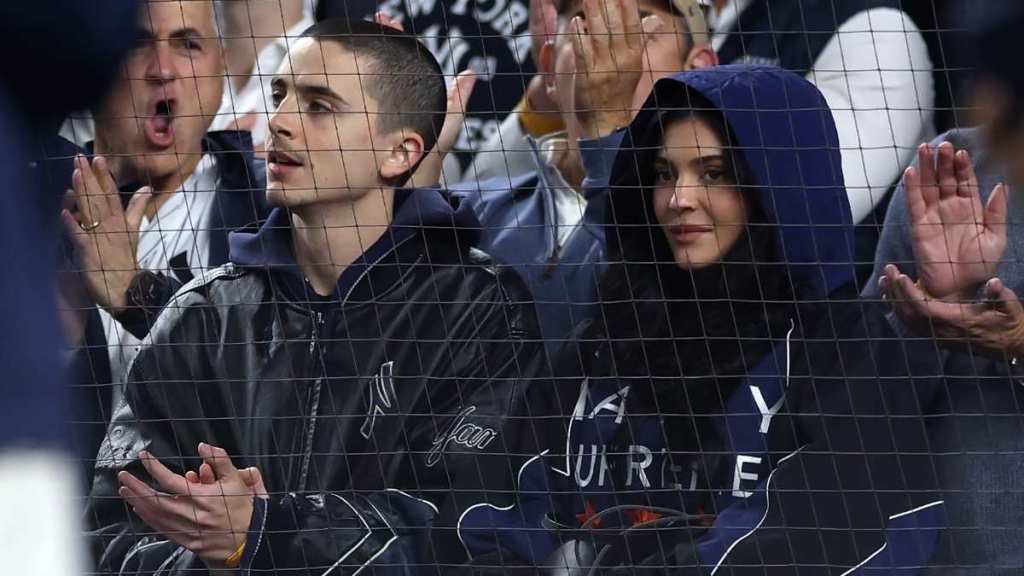 Timothée Chalamet & Kylie Jenner Spotted in Almost Matching Jackets on Date Night