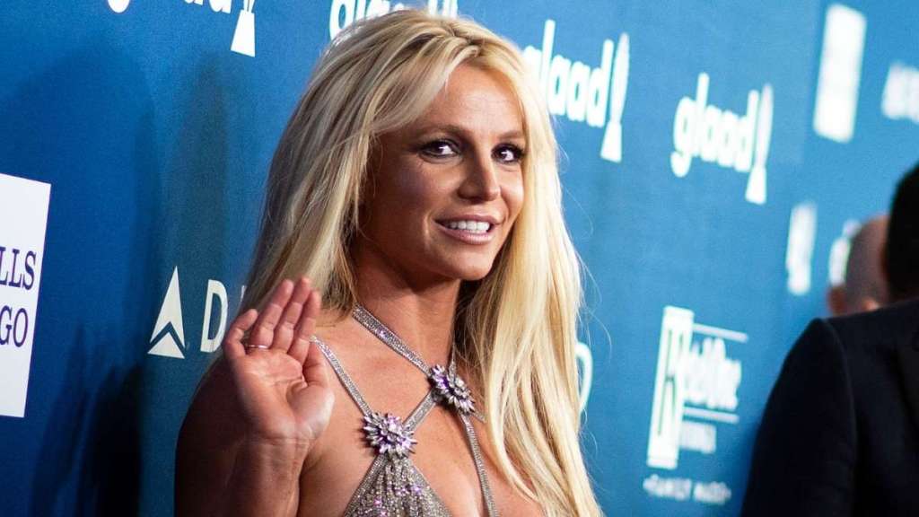 Britney Spears Flaunts Her Bold Pink Bathing Suit